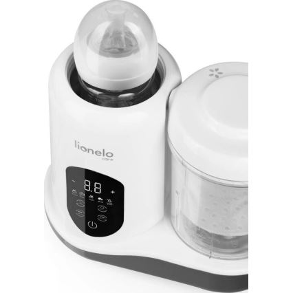 Lionelo - Parni kuhalnik 5v1 BABYMENU 110W/230V bela/siva