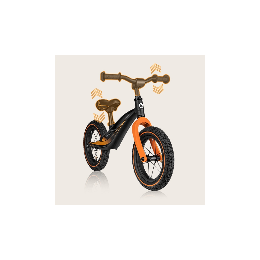 Lionelo - Poganjalec BART AIR črna/oranžna