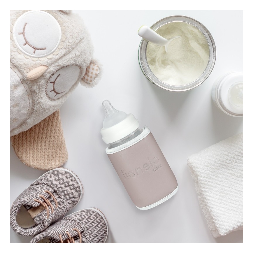 Lionelo - Polnilni grelnik stekleničk THERMUP GO 18W/5V Roza