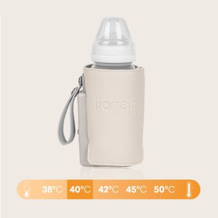 Lionelo - Polnilni grelnik stekleničk THERMUP GO PLUS 10W/5V bež