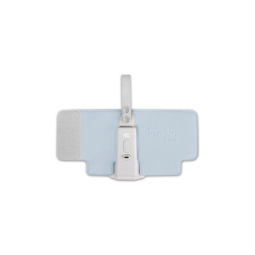 Lionelo - Polnilni grelnik stekleničk THERMUP GO PLUS 10W/5V modra/siva