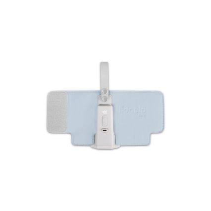 Lionelo - Polnilni grelnik stekleničk THERMUP GO PLUS 10W/5V v modri/sivi barvi