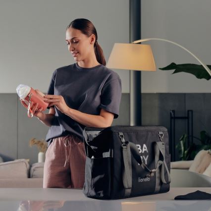 Lionelo - Polnilni grelnik za stekleničke THERMUP GO EVO 18W/5V roza