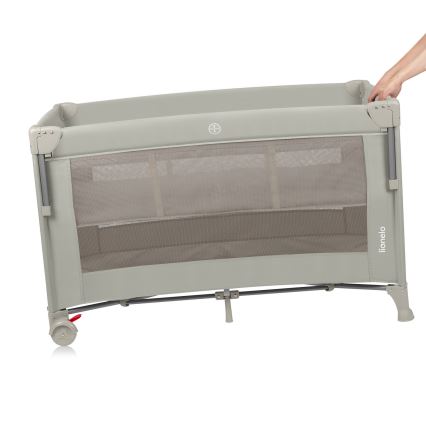 Lionelo - Potovalna posteljica 3v1 ELLEN Beige Sand