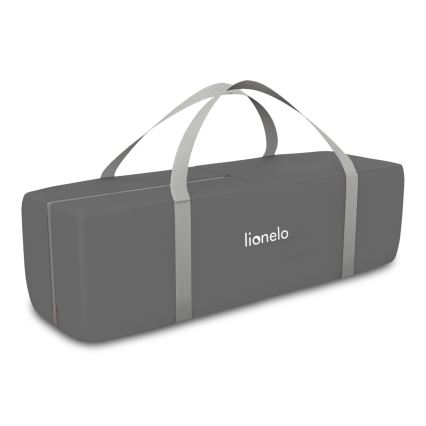Lionelo - Potovalna posteljica FLOWER Siva Scandi