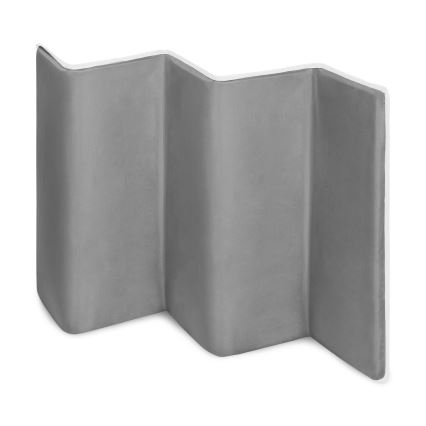 Lionelo - Potovalna posteljica FLOWER Siva Stone