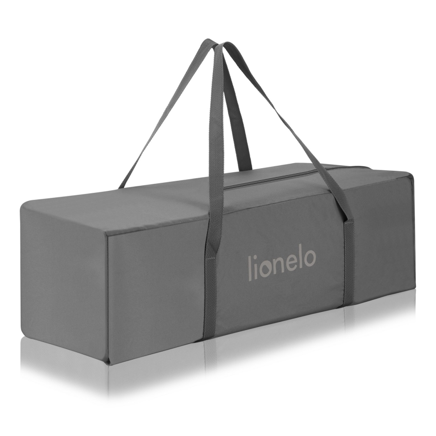 Lionelo - Potovalna posteljica JASMIN EASY FOLD Grey Stone