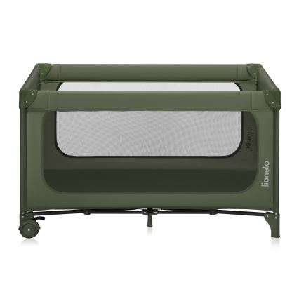 Lionelo - Potovalna posteljica JASMIN EASY FOLD, olivno zelena
