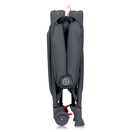 Lionelo - Potovalna posteljica LAURA Grey Concrete