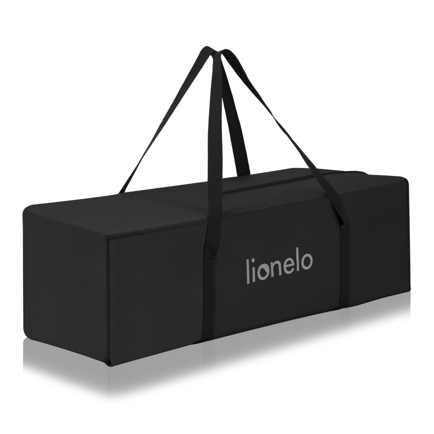 Lionelo - potovalna posteljica LAURA, karbonsko črna