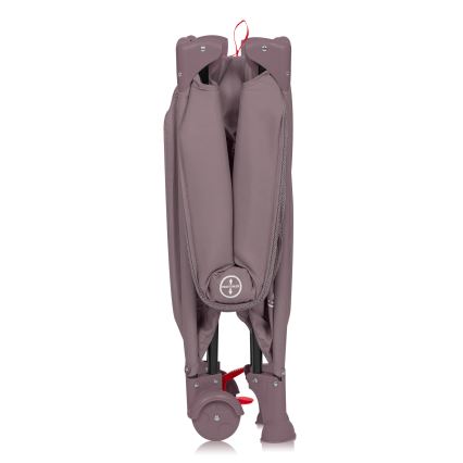 Lionelo - potovalna posteljica LAURA roza nude