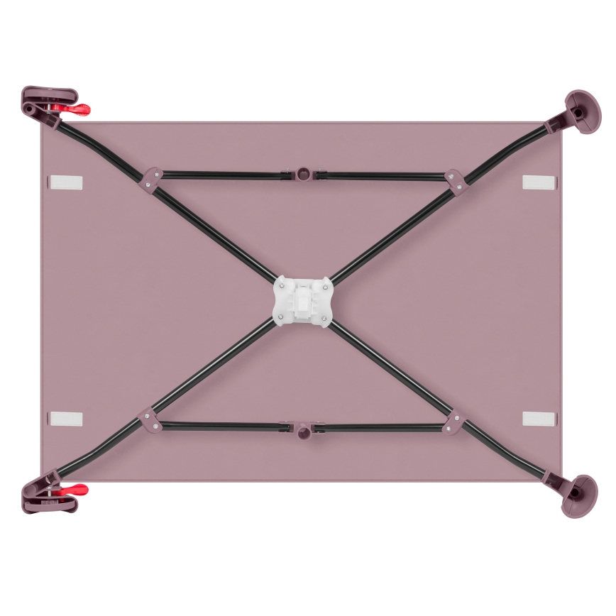 Lionelo - potovalna posteljica LAURA roza nude