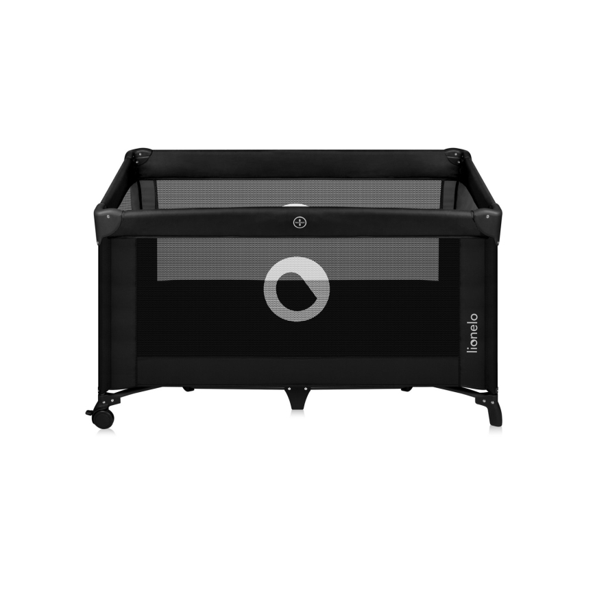 Lionelo - Potovalna posteljica STEFI Black Carbon