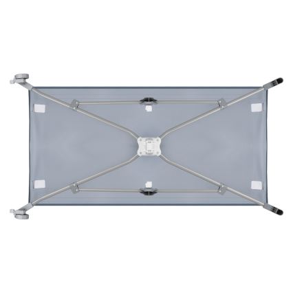 Lionelo - Potovalna posteljica STEFI modro-siva