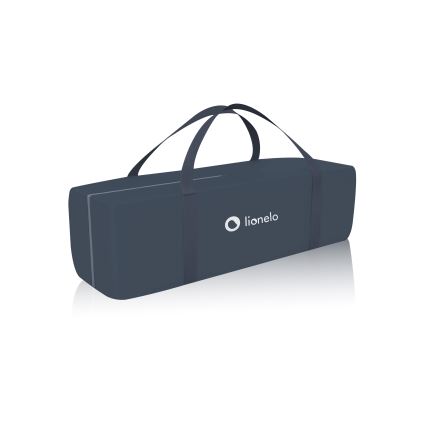 Lionelo - Potovalna posteljica STEFI modro-siva