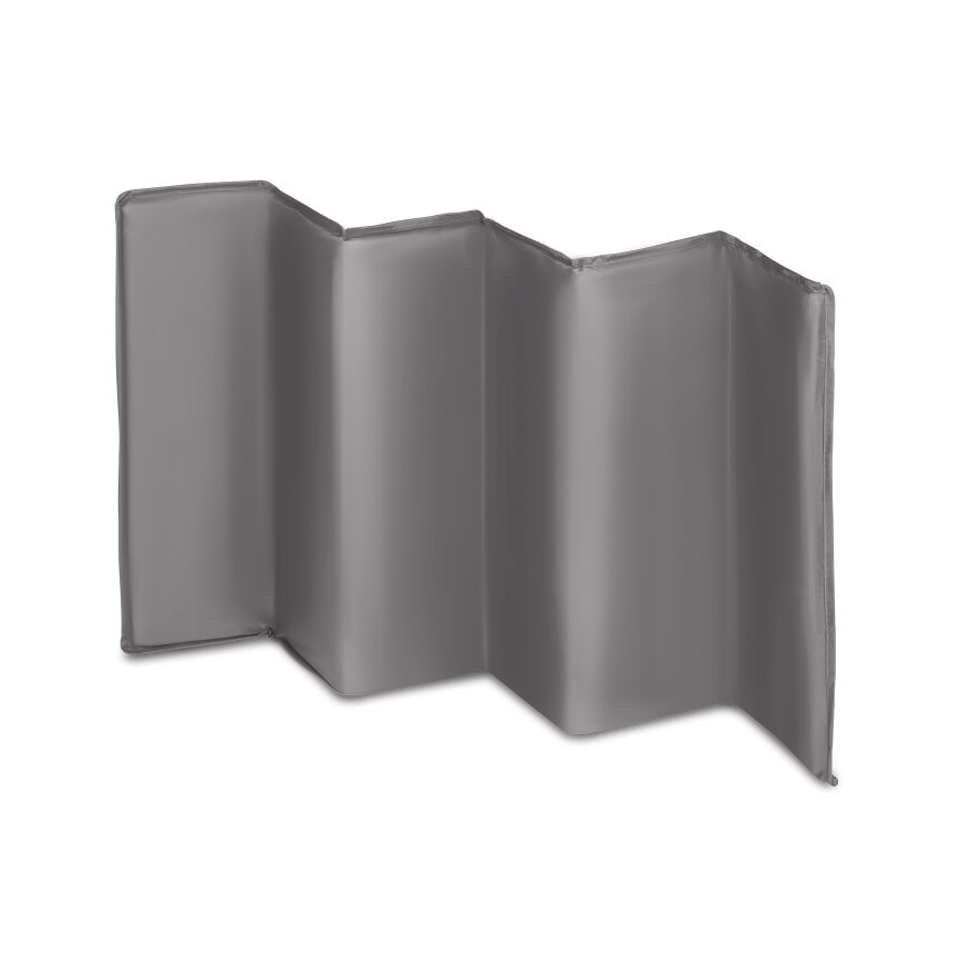 Lionelo - Potovalna posteljica STEFI rožnata/siva