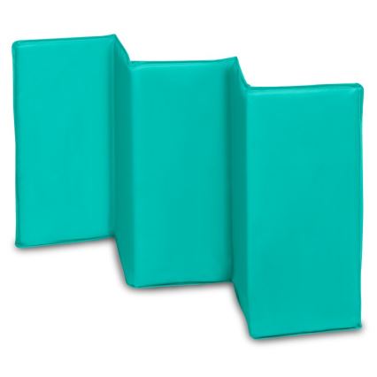 Lionelo - potovalna posteljica SVEN PLUS siva/tirkizna