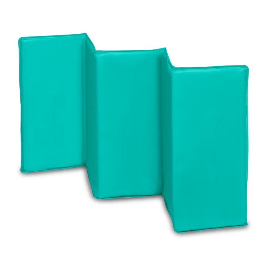 Lionelo - potovalna posteljica SVEN PLUS siva/tirkizna