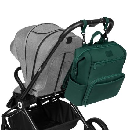 Lionelo - Previjalna torba za voziček CUBE Green Forest
