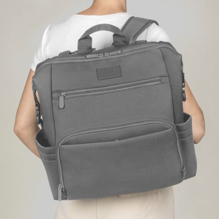 Lionelo - Previjalna torba za voziček CUBE Grey Stone
