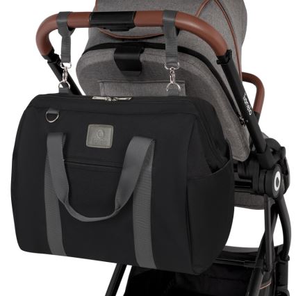Lionelo - Previjalna torba za voziček IDA Black Onyx