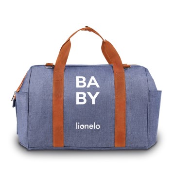 Lionelo - Previjalna torba za voziček IDA Blue Denim