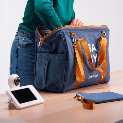 Lionelo - Previjalna torba za voziček IDA Blue Denim