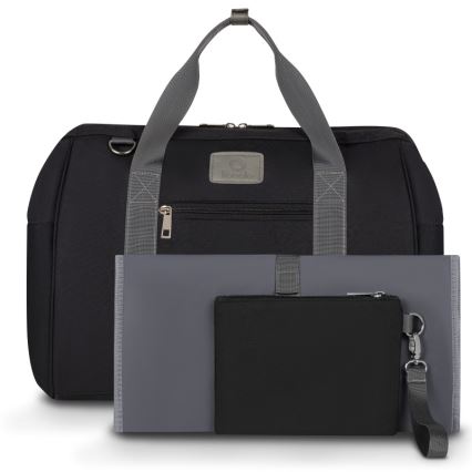 Lionelo - Previjalna torba za voziček IDA Črni oniks