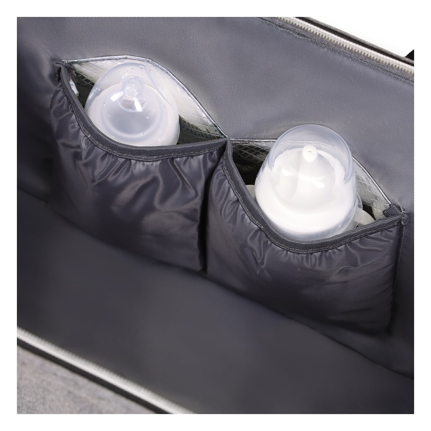 Lionelo - Previjalna torba za voziček IDA Grey Concrete