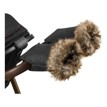 Lionelo - Rokavniki za voziček HANDMUFF črni