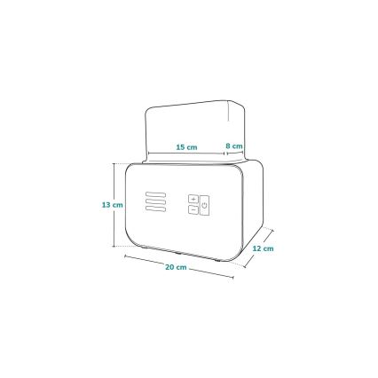 Lionelo - Segrevalnik stekleničk THERMUP DOUBLE 250W/230V bel