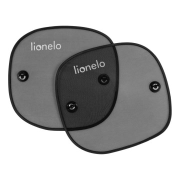 Lionelo - Sončno senčilo s prisajalko SUNSHADE, 2 kosa, črna
