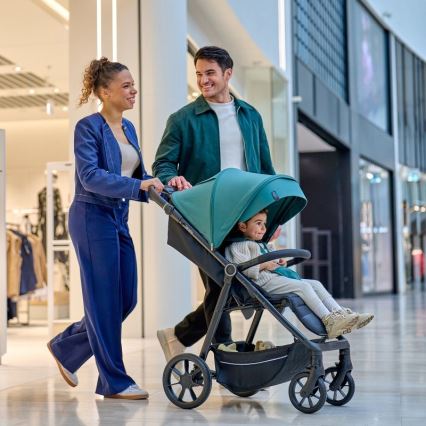 Lionelo - športni otroški voziček MIRA, smaragdno-zelen