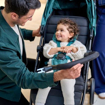 Lionelo - športni otroški voziček MIRA, smaragdno-zelen