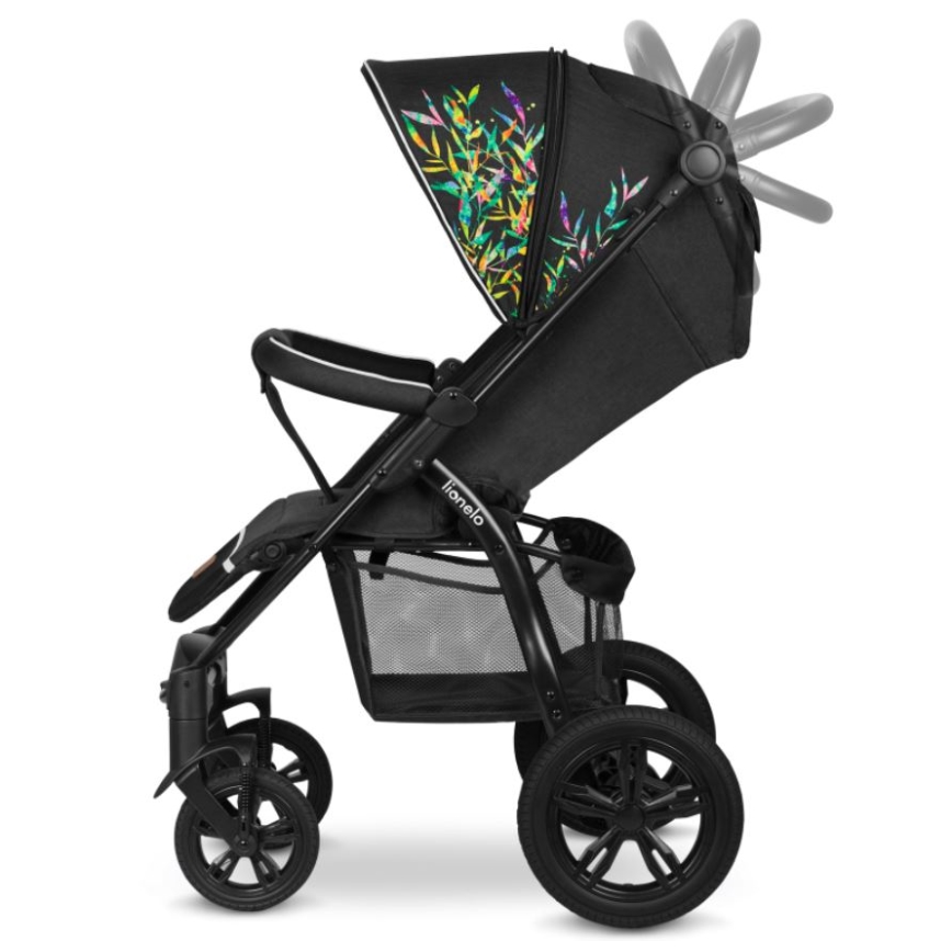 Lionelo - Športni voziček ANNET TOUR črno/zelena