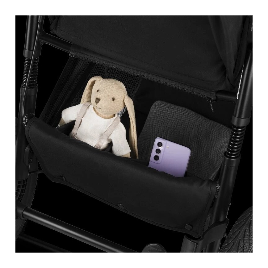 Lionelo - športni voziček AZURA črn