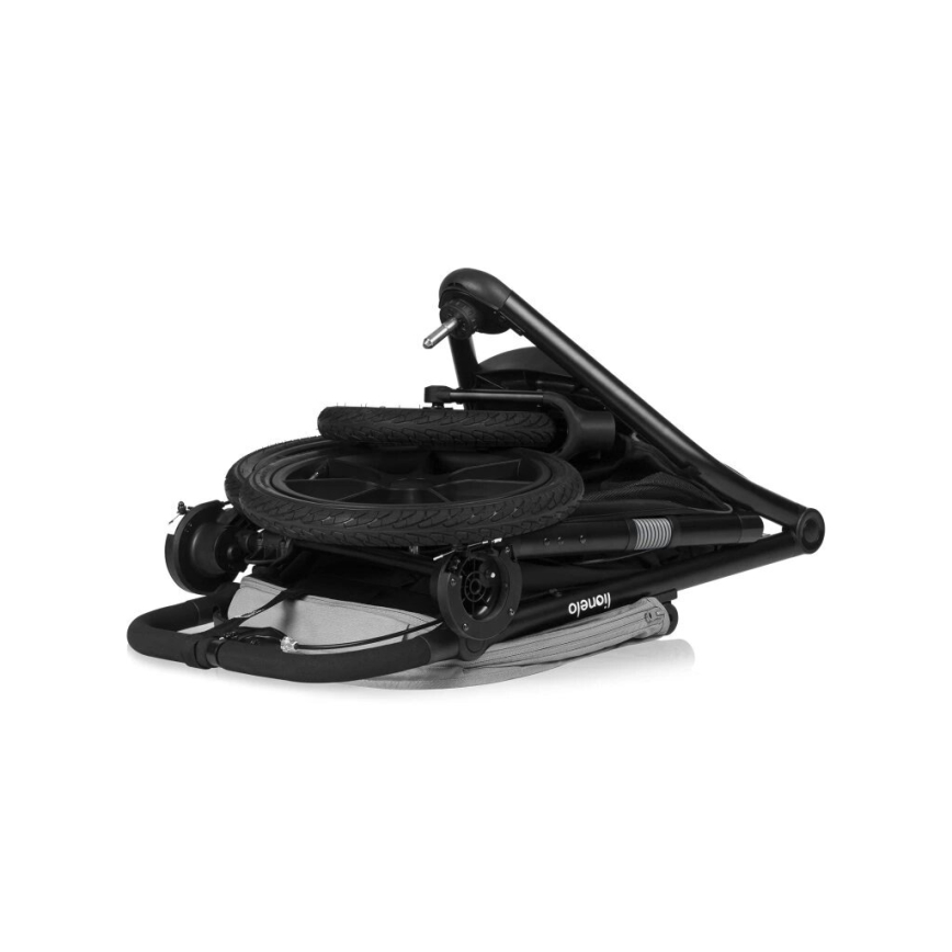 Lionelo - športni voziček AZURA črna/siva