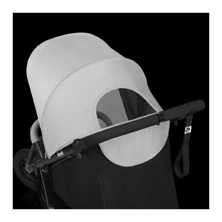 Lionelo - športni voziček AZURA črna/siva