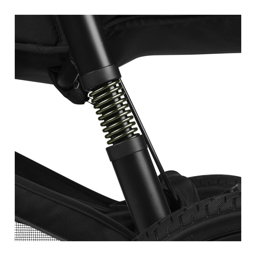 Lionelo - športni voziček AZURA črno/zelena