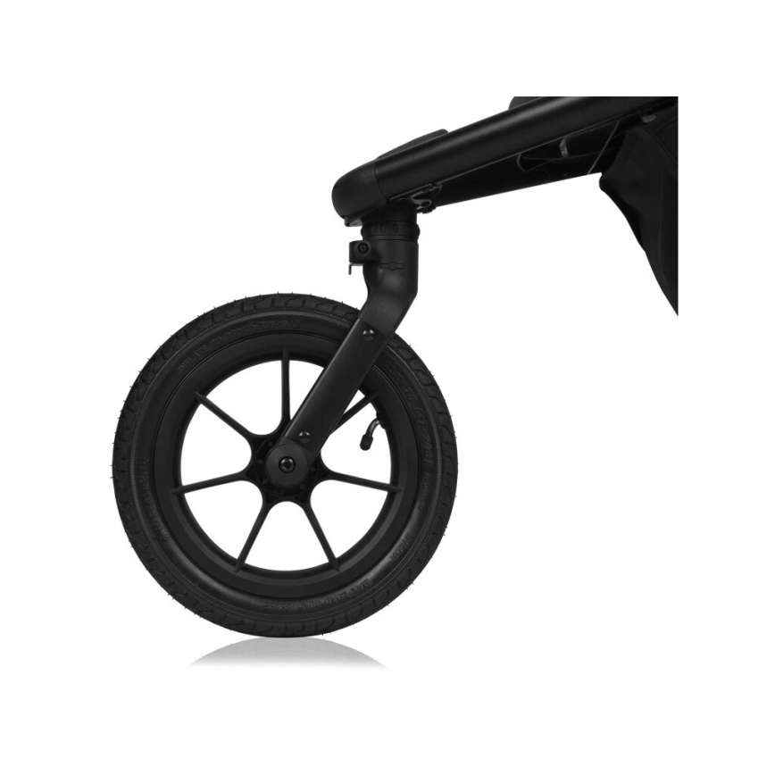 Lionelo - športni voziček AZURA črno/zelena