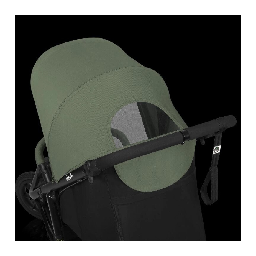 Lionelo - športni voziček AZURA črno/zelena