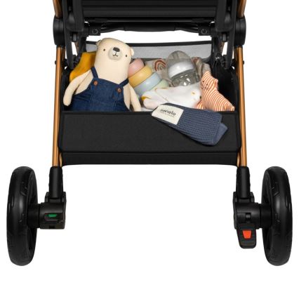 Lionelo - Športni voziček CLOE črna/zlata