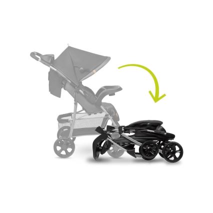 Lionelo - športni voziček EMMA PLUS črna