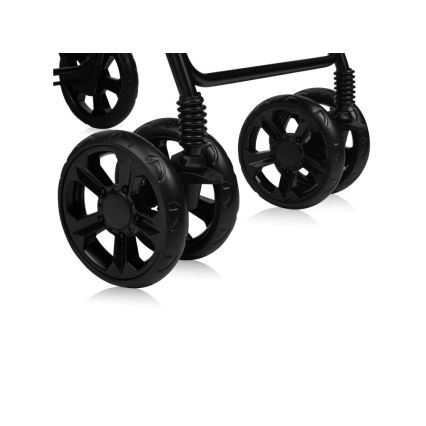 Lionelo - športni voziček EMMA PLUS opečna/črna