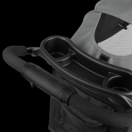 Lionelo - Športni voziček EMMA PLUS siva/črna