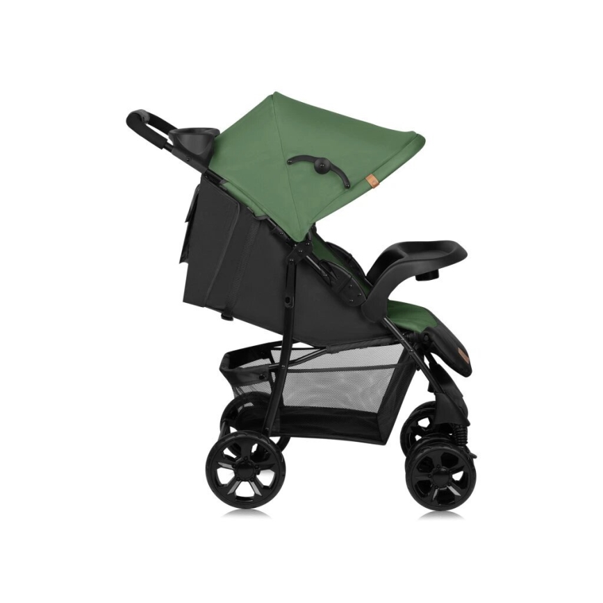 Lionelo - Športni voziček EMMA PLUS zelena/črna