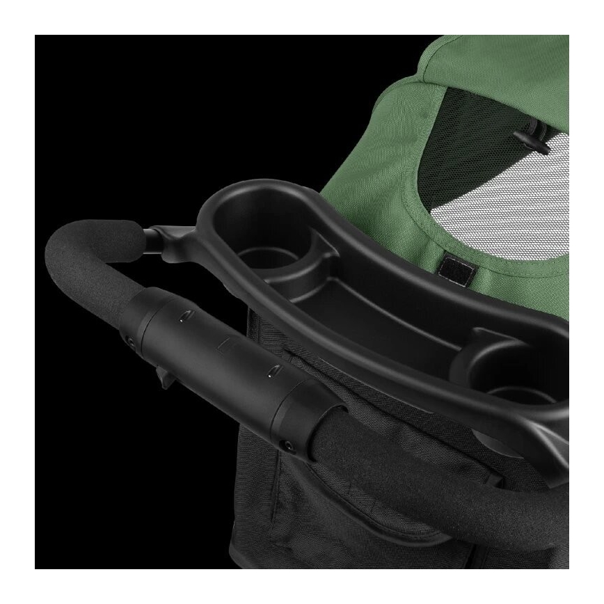 Lionelo - Športni voziček EMMA PLUS zelena/črna