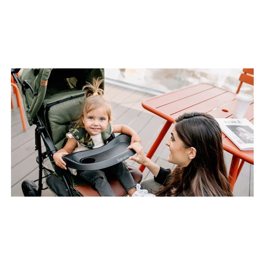 Lionelo - športni voziček EMMA PLUS, zelene barve