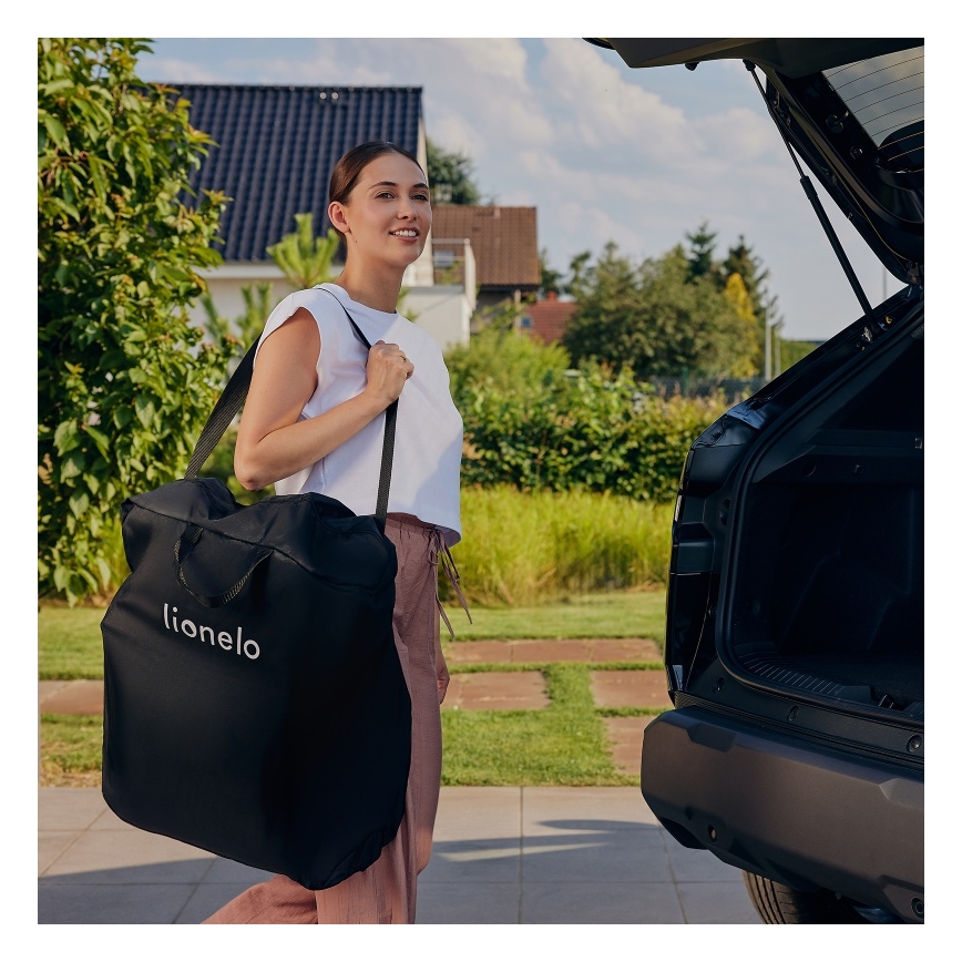 Lionelo - Športni voziček JULIE ONE Črna/Zlata