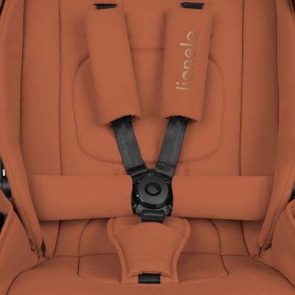 Lionelo - Športni voziček MIKA PLUS rjava (rust)